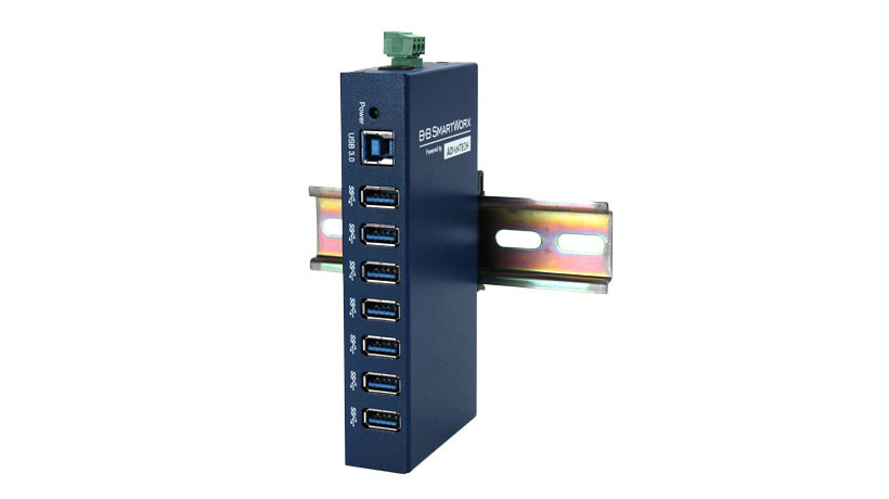 ULI-417H - Industrial USB 3.0 Hub, 7 Port, Metal Case